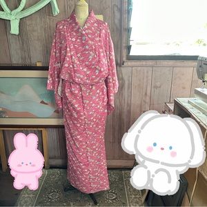 Winter weight Komon Kimono